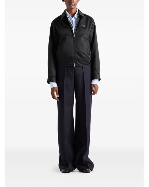 Prada Black Re-Nylon Blouson Jacket