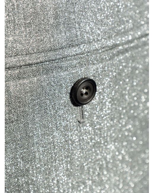Pantalon fuselé à effet métallisé Alexander McQueen pour homme en coloris Gray