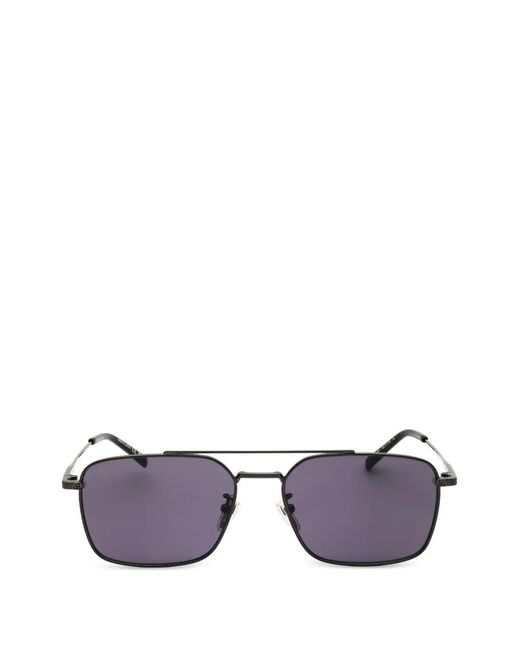 Gucci Purple Lunettes De Soleil À Monture Rectangulaire for men