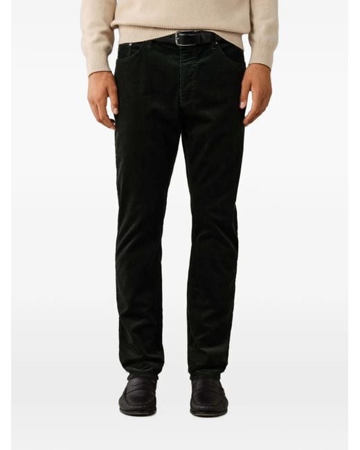 Hackett Trinity Ribfluwelen Broek in het Black voor heren