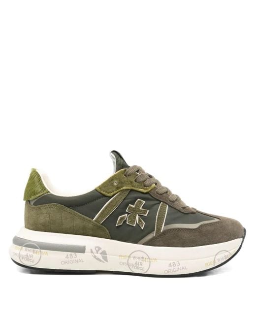 Premiata Green Cassie 7678 Sneakers