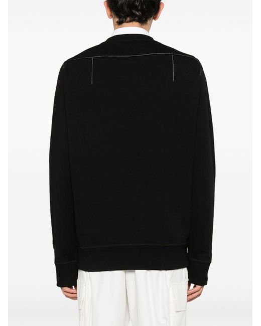 Alexander McQueen Sweatshirt aus Baumwolljersey in Black für Herren