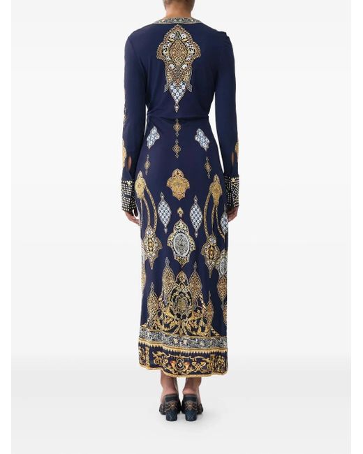 Camilla The Imperial Gate Midi-Jurk in het Blue