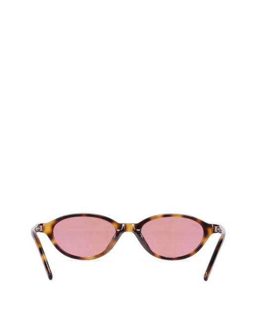 AKILA Pink Alien Oval-Frame Sunglasses