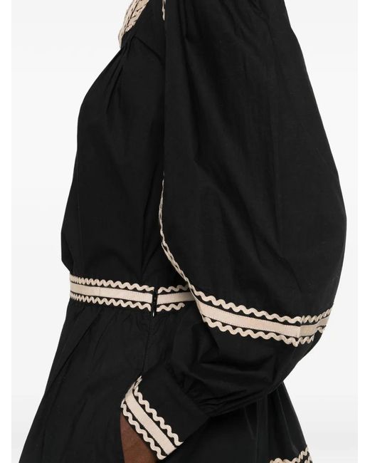 Ulla Johnson Black Laurenza Blouse