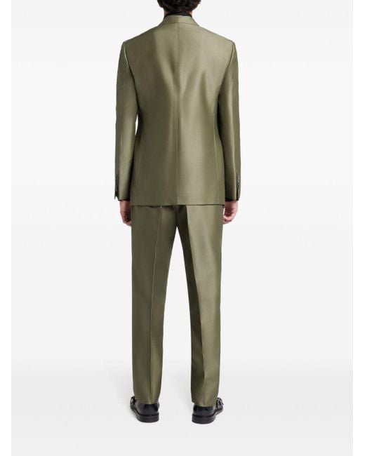 Tom Ford Einreihiger Anzug mit geradem Bein in Green für Herren