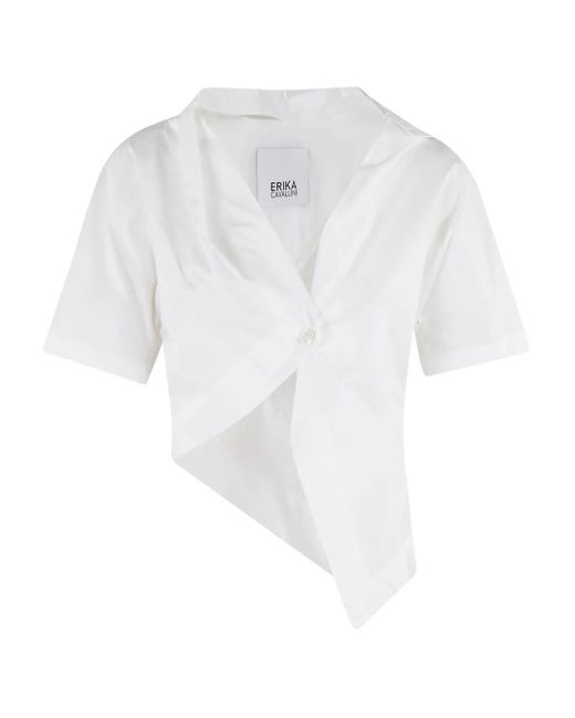 Erika Cavallini Semi Couture コットン シャツ White