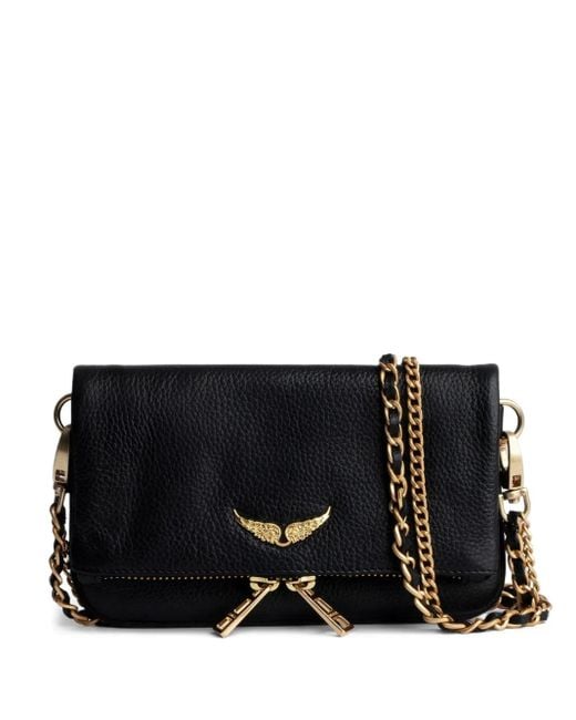 Zadig & Voltaire Black Rock Clutch
