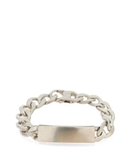 Maison Margiela Natural Maillons Plaque-Detail Bracelet