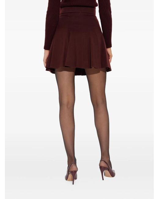 Max Mara Red Camel Drap Mini Skirt