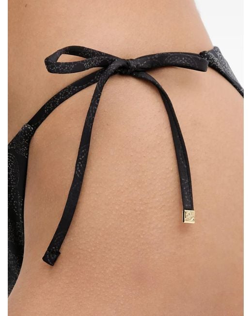 Bikini Con Logo Estampado Guess de color Black