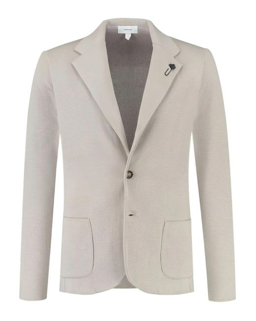 メンズ Lardini シングルジャケット Gray