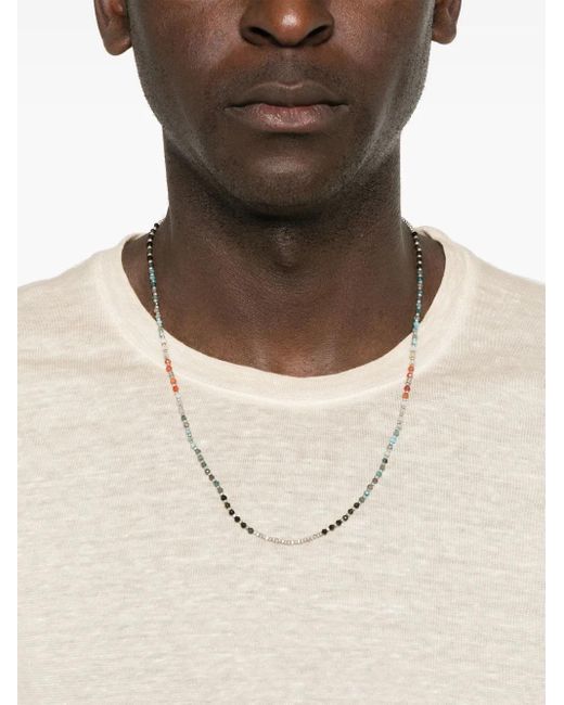 メンズ 120% Lino ロゴ Tシャツ White