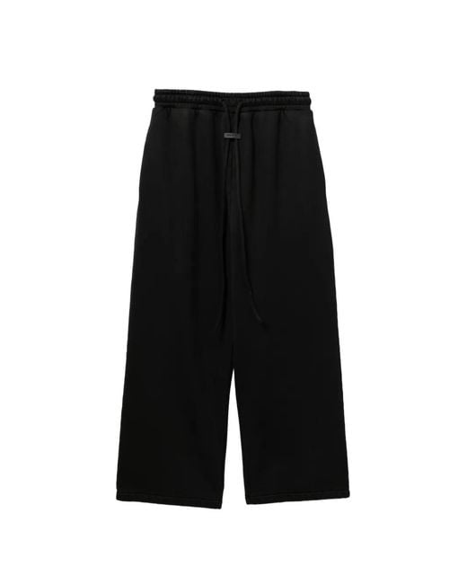 Fear Of God Black Wide-Leg Sweatpants for men