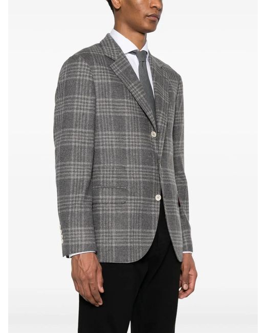 Brunello Cucinelli Gray Jacket My4377Btd_C006 for men