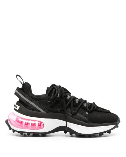 DSquared² Black Reflective-detailing Chunky Sneakers