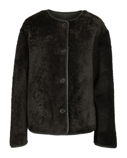 Giacca Con Bottoni di Arma in Black