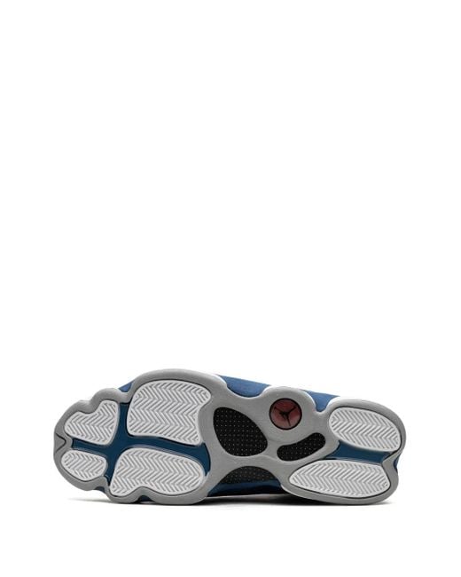 Nike Blue Air 13 "French" High-Top Sneakers for men