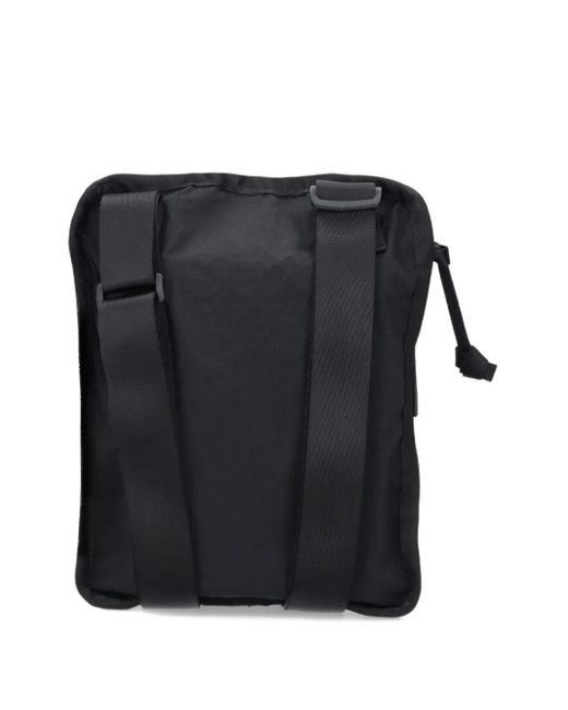C P Company Black Paper Touch Shoulder Bag for men