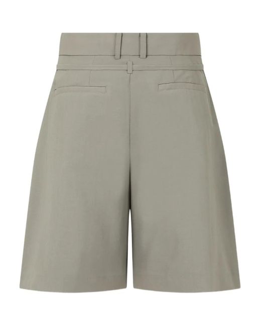 Studio Tomboy X タイウエスト タックショートパンツ Gray