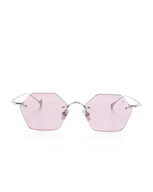 Eyepetizer Pink Carnaby Geometric-Frame Sunglasses