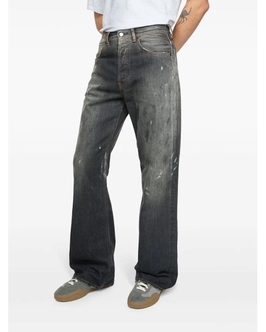 Jean À Coupe Ample Acne pour homme en coloris Gray