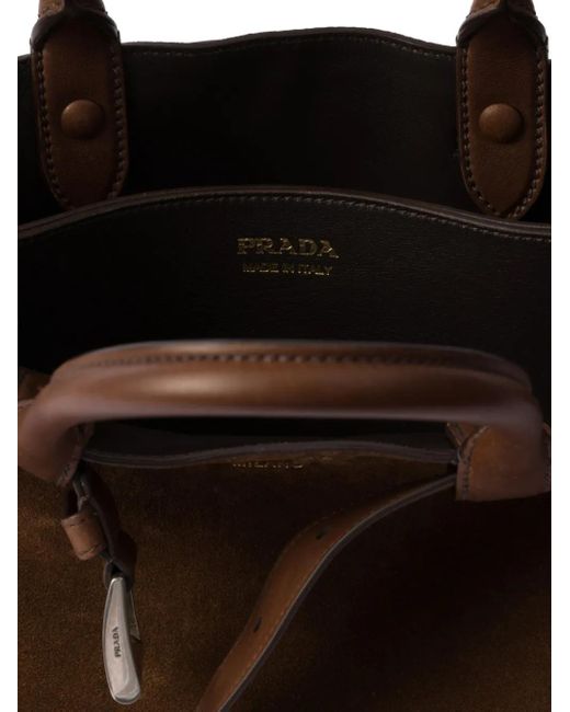 BORSA A MANO di Prada in Brown