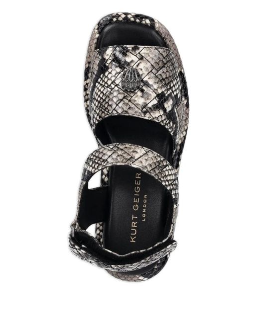 Kurt Geiger 45 Mm Onyx Sandalen in het Black