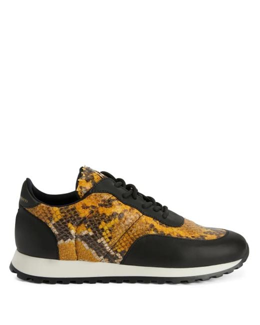 Giuseppe Zanotti Brown Baskets Jimi Running