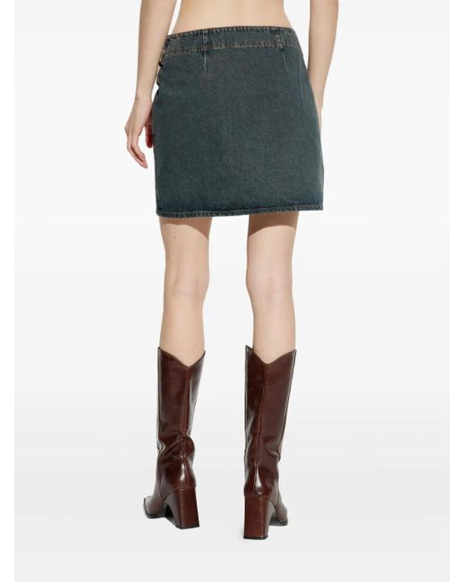 Samsøe & Samsøe Green Buckle Mini Skirt