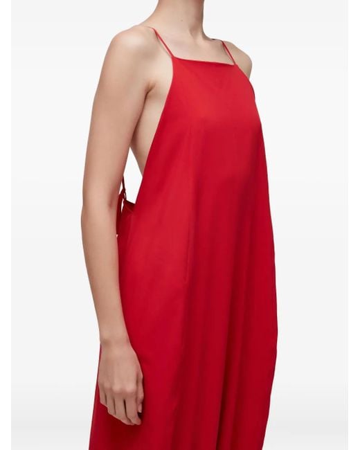Osklen Red Open-Back Jumpsuit