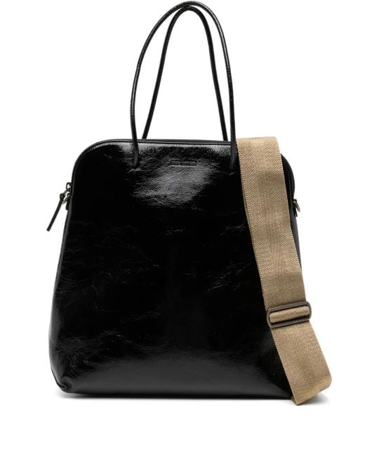 Uma Wang Black Mittelgroße Soft Clutch