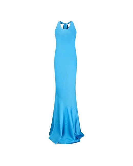 retroféte Blue Alison Maxi Dress