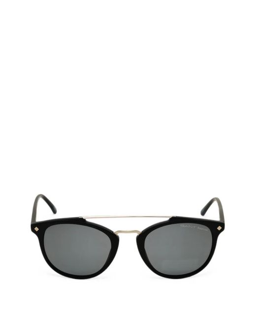 Gant Black Round-Frame Sunglasses for men