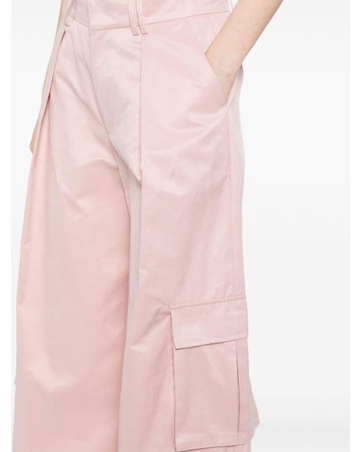 Cynthia Rowley Marbella ワイドカーゴパンツ Pink