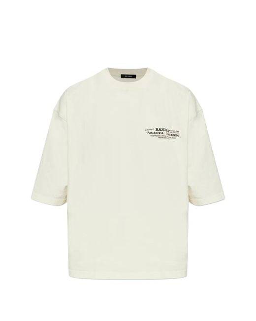 Willy Chavarria White Panaderia T-Shirt for men