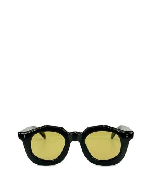 Lesca Green Sine Sunglasses