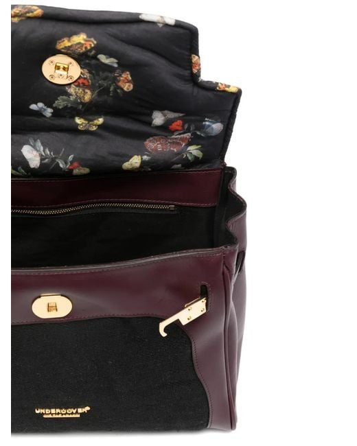 Undercover Black Top-Handle Tote Bag