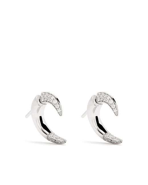 Shaun Leane Multicolor 18Kt Small Talon Diamond Earrings