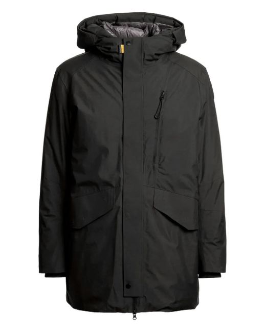 Parajumpers Black Hooded Zip-Fastening Parka for men