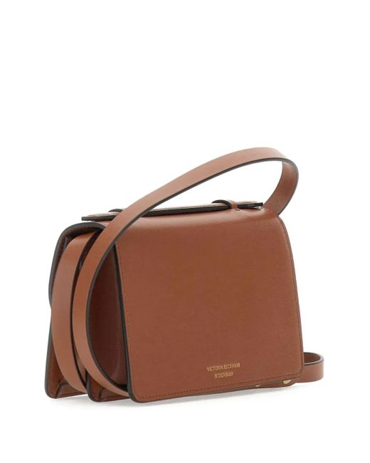 Victoria Beckham Brown The Dorian Shoulder Bag