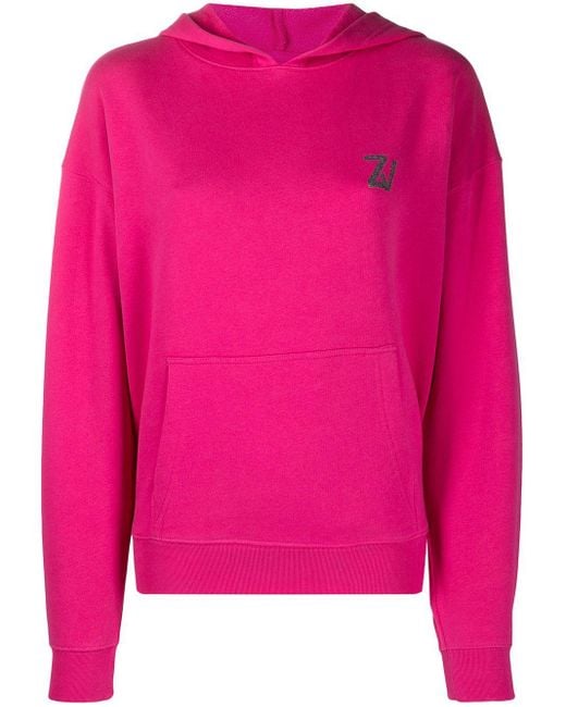 Zadig & Voltaire Hoodie in het Pink