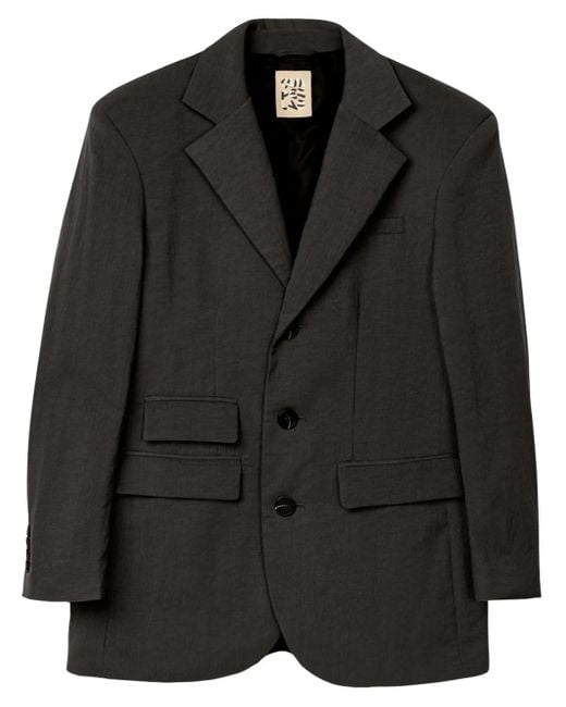 CAMPERLAB Black Flap Pocket Blazer