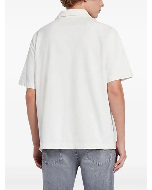 7 For All Mankind White Short-Sleeve Shirt for men
