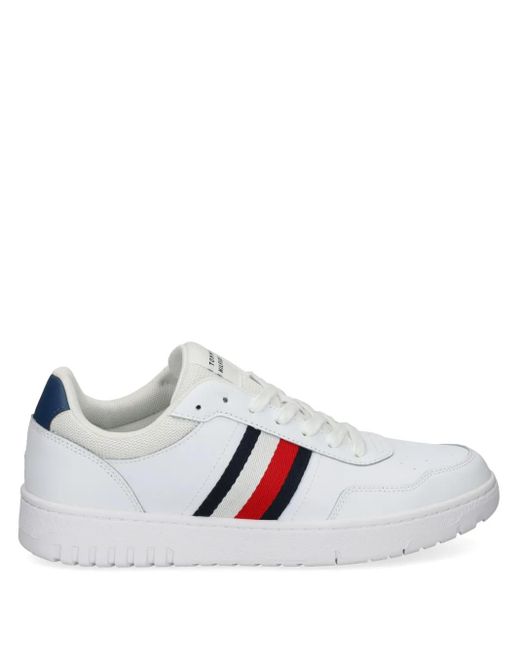 Tommy Hilfiger White Basket Core Sneakers for men