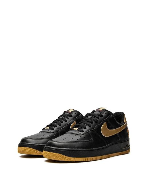 Nike Black Air Force 1 Premium "Philly" Sneakers