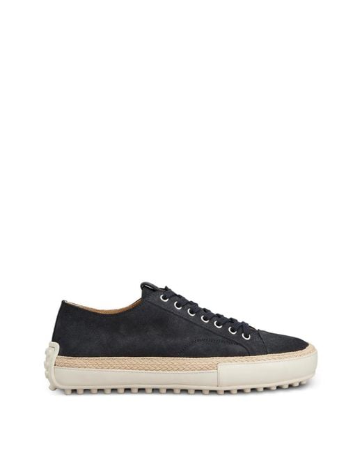 Tod's White Suede Espadrille Sneakers for men