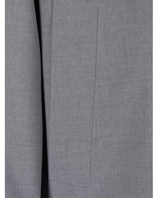 Jil Sander Gray Zip Fastening Jacket for men
