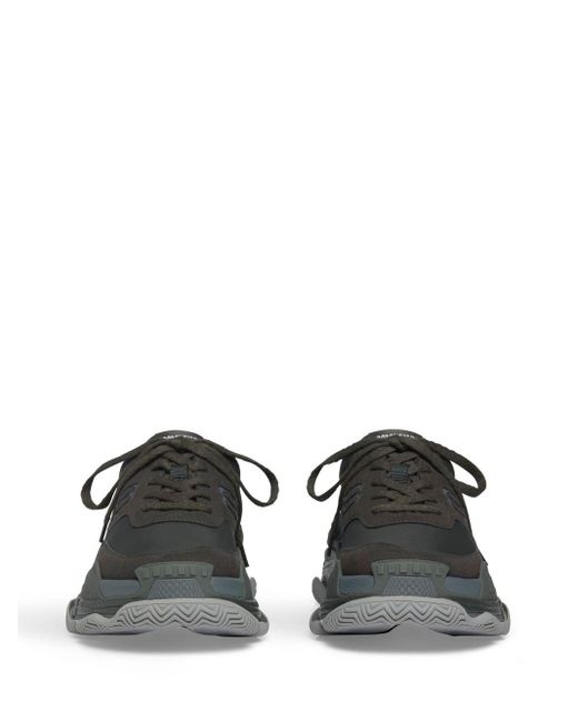 Zapatillas Triple S con logo BB Balenciaga de hombre de color Black