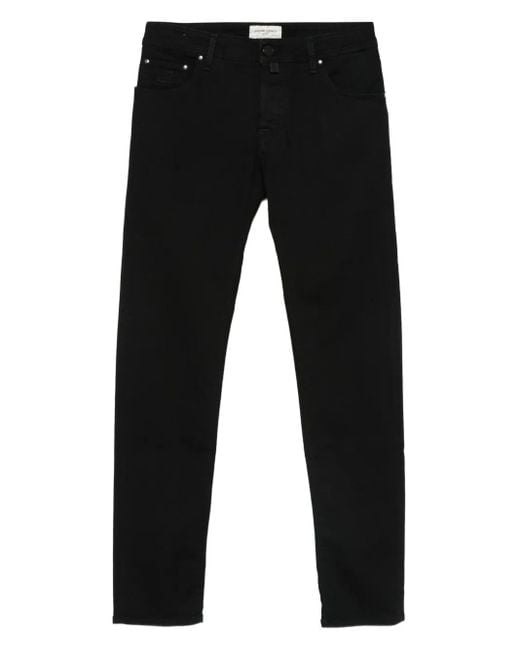 Jean À Coupe Slim Jacob Cohen pour homme en coloris Black